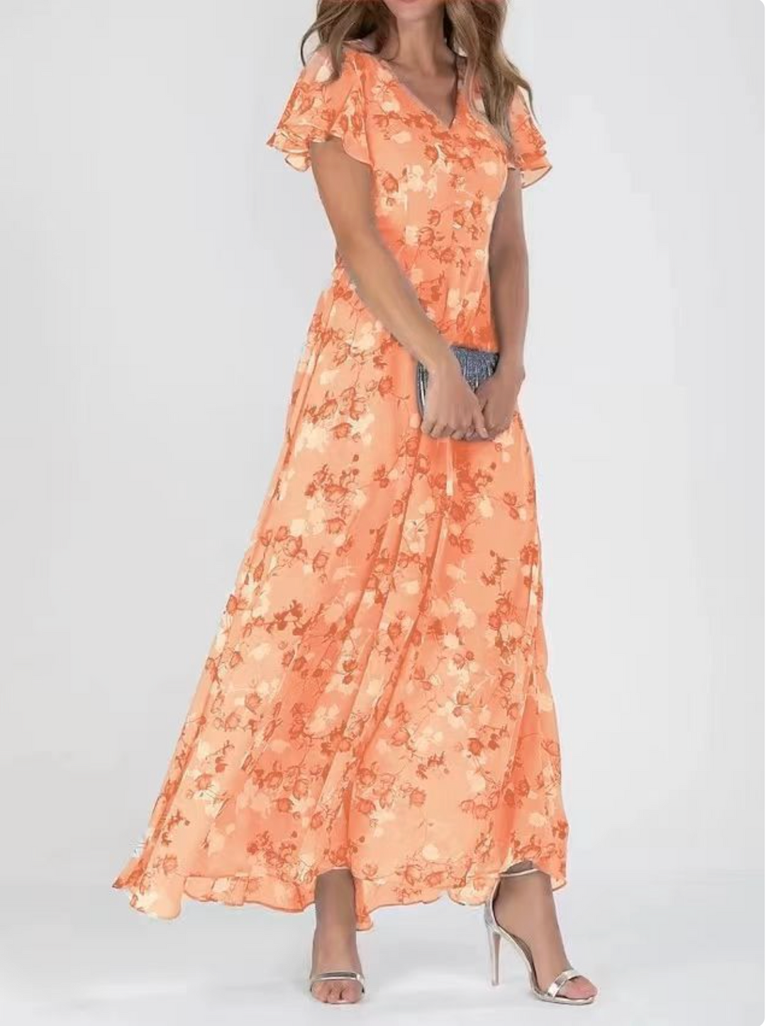 Lucía – Vestido de caída fluida y efecto favorecedor