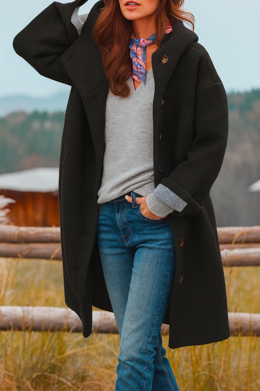 LARA™| Chaqueta con capucha