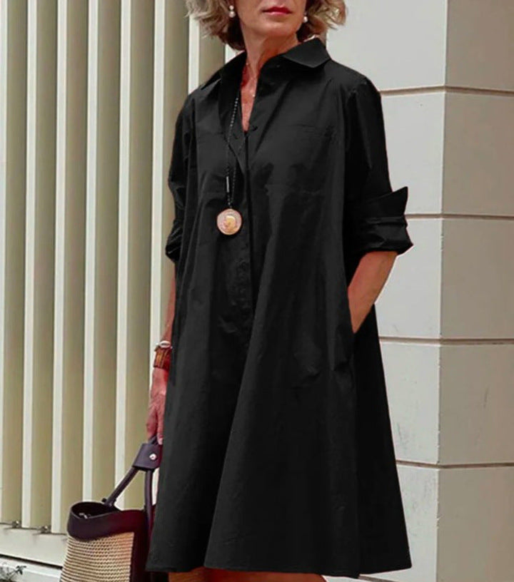 LIA MARLOWE | Vestido Midi Fucsia