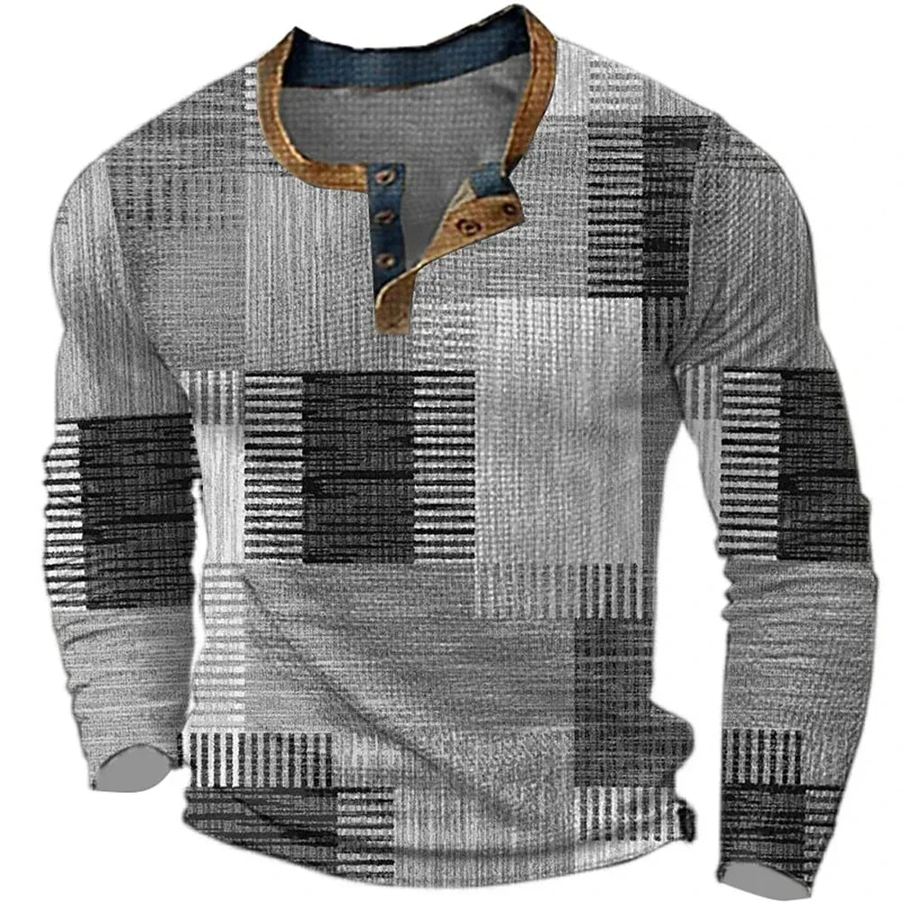 MATEO™| CAMISA DE MANGA LARGA PARA HOMBRE EN TONOS COLORIDOS
