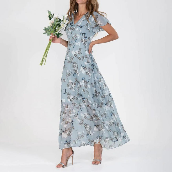 Lucía – Vestido de caída fluida y efecto favorecedor