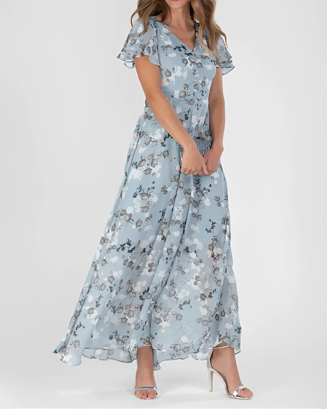 Lucía – Vestido de caída fluida y efecto favorecedor